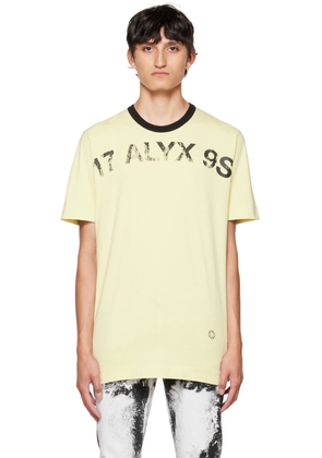 1017 ALYX 9SM Yellow Graphic T-Shirt