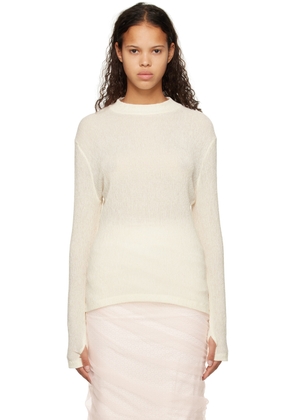 MINJUKIM Yellow Bari Flower Long Sleeve T-Shirt