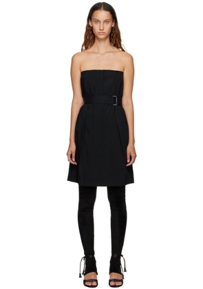 Victoria Beckham Black Strapless Minidress