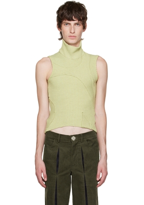 Solitude Studios SSENSE Exclusive Green Directions Tank Top