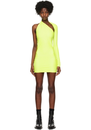 1017 ALYX 9SM Yellow Single Sleeve Minidress