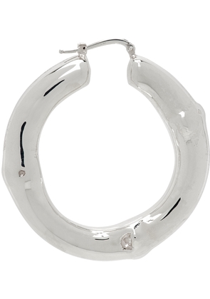 Jil Sander Silver Hoop Single Earring