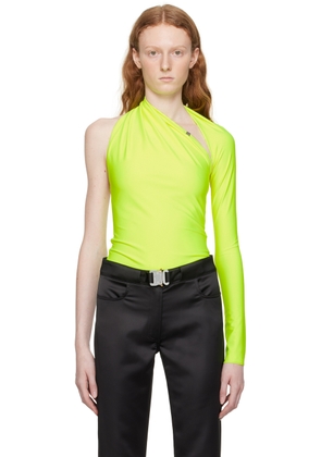 1017 ALYX 9SM Yellow Single Sleeve Long Sleeve T-Shirt