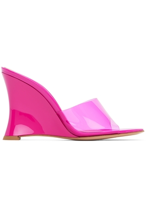 Gianvito Rossi Pink Futura Mules