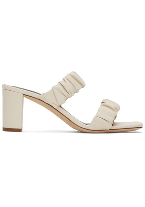 Staud Off-White Frankie Heeled Sandals