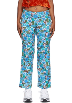 Collina Strada Blue Floral Lounge Pants