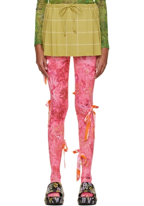 Collina Strada Green Thistle Miniskirt