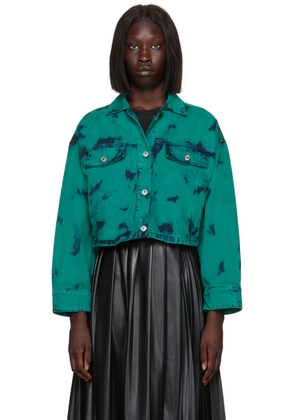 MSGM SSENSE Exclusive Blue Denim Jacket