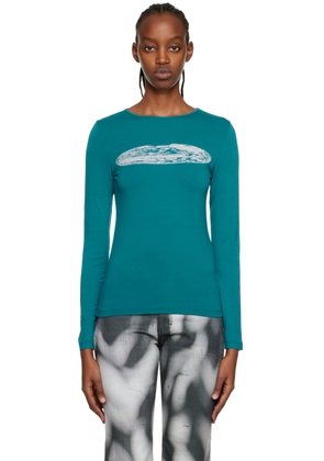 Serapis Blue Globe Long Sleeve T-Shirt