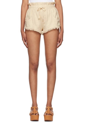 Isabel Marant Etoile Beige Talapiz Shorts