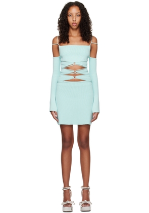MACH & MACH Blue Kimberly Minidress