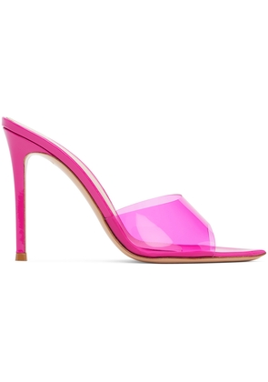 Gianvito Rossi Pink Elle 85 Mules