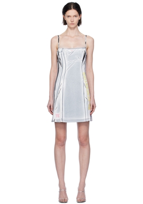 Diesel Blue D-Lazot Minidress