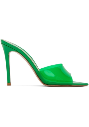Gianvito Rossi Green Elle Heeled Sandals