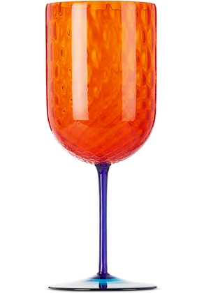 Dolce & Gabbana Orange Carretto Red Wine Glass