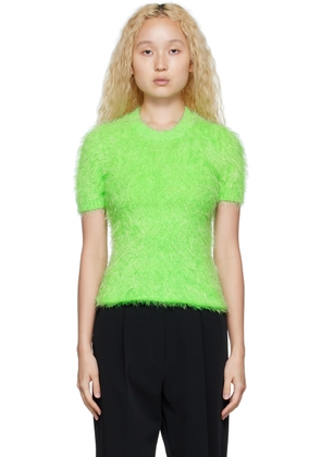 MSGM Green Maglia Sweater