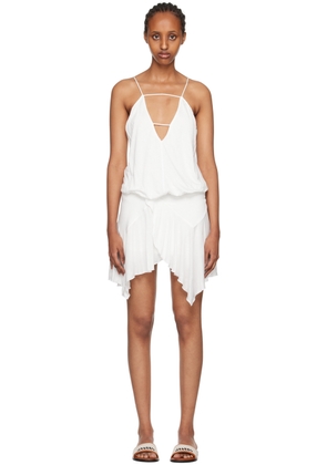Isabel Marant White Felicia Minidress
