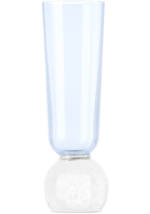 Misette Blue Bubble Champagne Glass