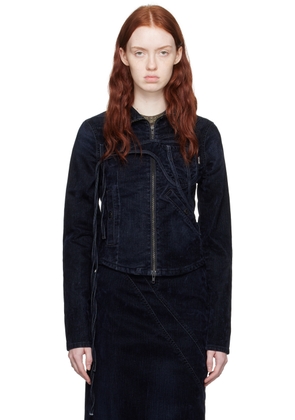 Ottolinger Navy Fitted Denim Jacket