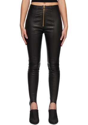 Balmain Black Stirrup Leggings