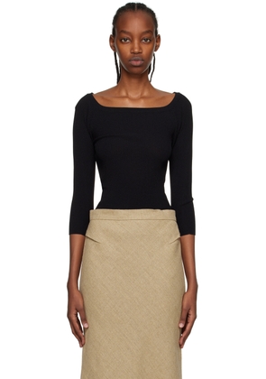 Max Mara Black Saturno Long Sleeve T-Shirt