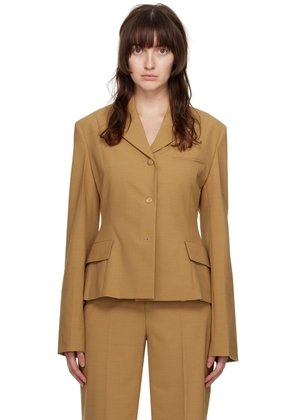 Nanushka Beige Bora Blazer