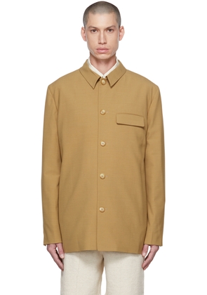 Nanushka Tan Jair Blazer