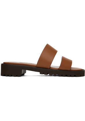 Manolo Blahnik Brown Gadmu Sandals