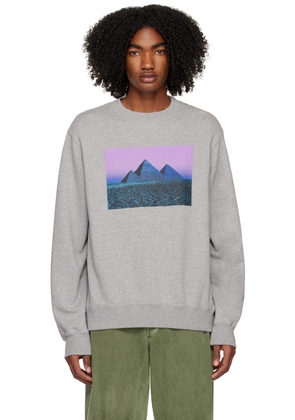 UNDERCOVER Gray Graphic Sweatshirt