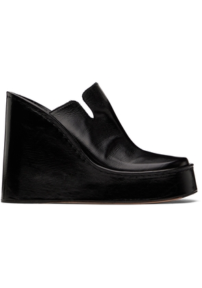 Miista Black Kiho Mule Heels