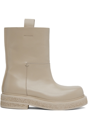 Quira SSENSE Exclusive Beige Lilibeth Boots