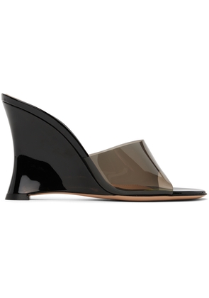 Gianvito Rossi Black Elle 95 Heeled Sandals