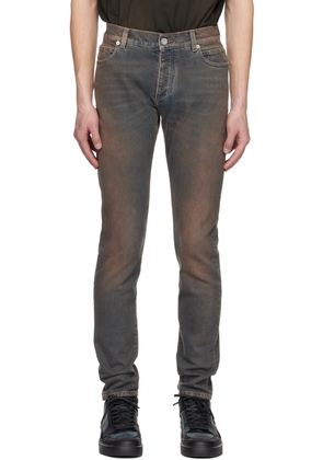Balmain Blue Slim-Fit Jeans