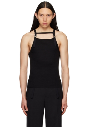 Dion Lee Black Safety Harness Tank Top