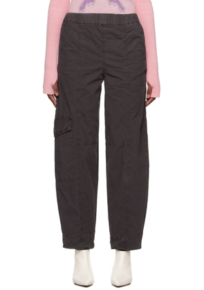 GANNI Gray Curve Trousers