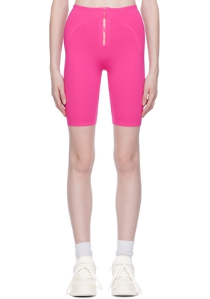 Off-White Pink Zip Shorts