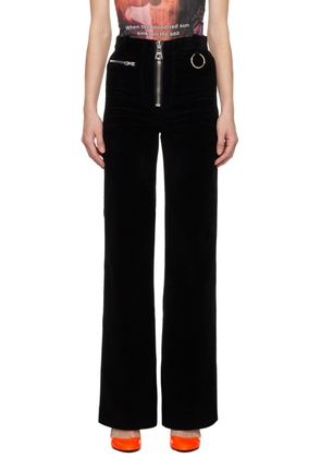Meryll Rogge Black O-Ring Trousers