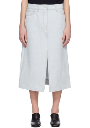Studio Nicholson Blue Soro Midi Skirt