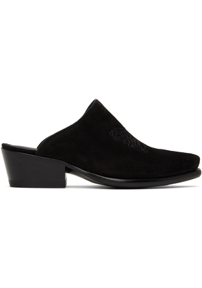 NEEDLES Black Papillon Mules