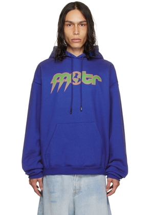 Members of the Rage Blue Printed Hoodie