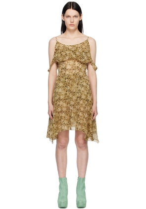 KNWLS Beige Fade Midi Dress