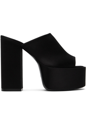Paris Texas Black Sasha Heeled Sandals