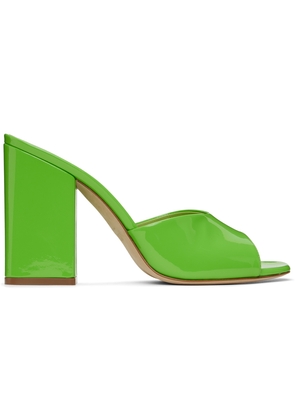 Paris Texas Green Anja Heeled Sandals
