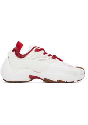 Lanvin SSENSE Exclusive Red & White Flash-X Sneakers