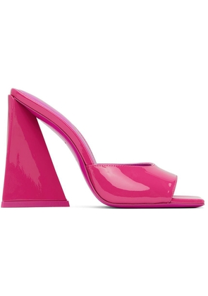 The Attico Pink Devon Heeled Sandals