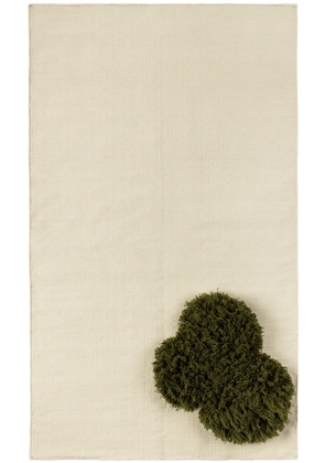 Mush Studios Beige & Green Small Echo Rug
