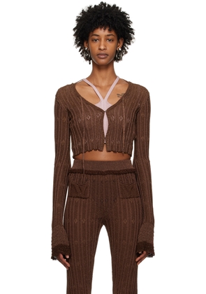 KNWLS Brown Nexx Cardigan