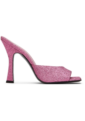 The Attico Pink Anais Heeled Sandals