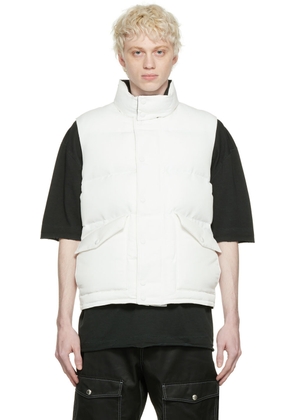 McQueen White Graffiti Vest