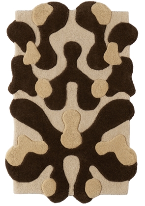 Mush Studios SSENSE Exclusive Brown Small Blot Rug